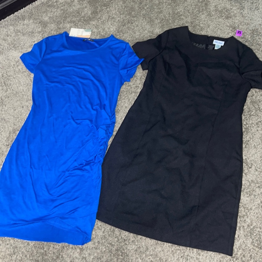 Black Vicki Wayne dress & womans BTFBM blue dress nwt